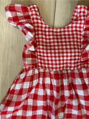 Cat & Jack • Gingham Ruffle Dress • 2T